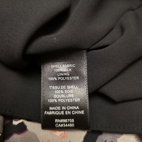 Rebecca Taylor Floral Silk Dress Size 6 - Picture 12 of 13